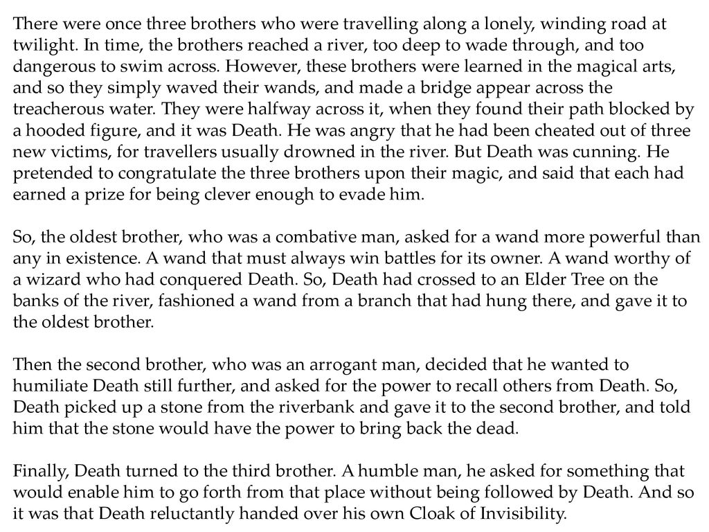 there were once three brothers there were once three brothers