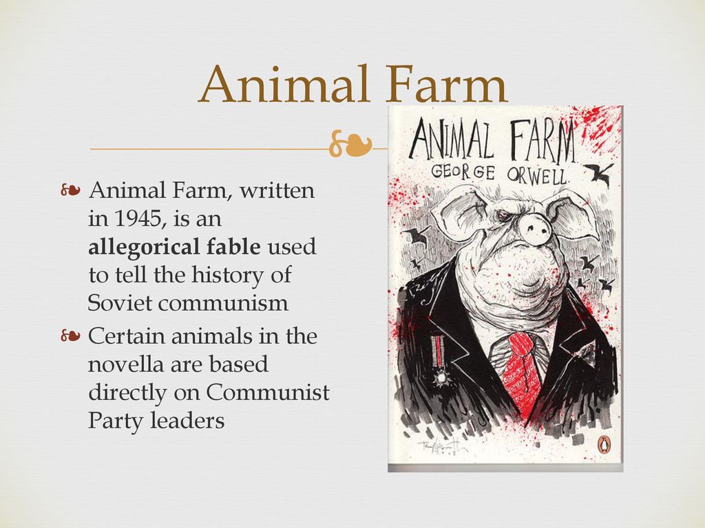 George Orwell and Animal Farm - ppt download