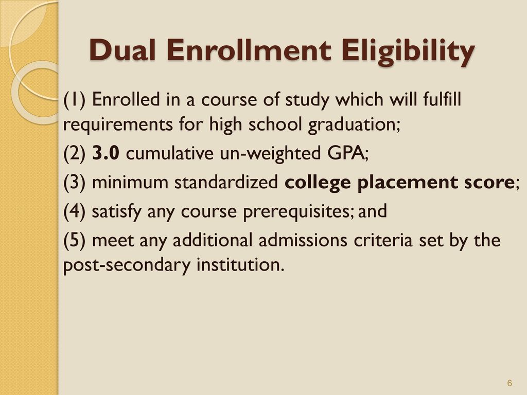 Academic Dual Enrollment Policies And Procedures - Ppt Download