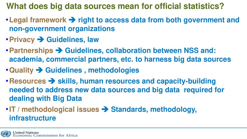 What does big data sources mean for official statistics