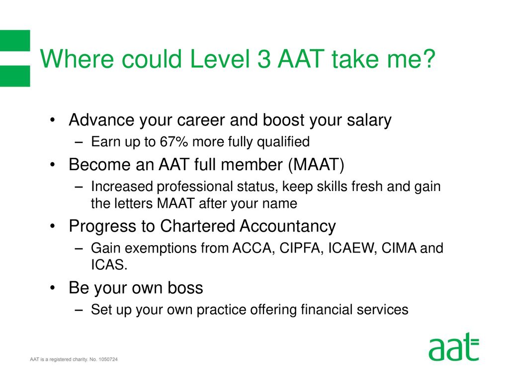 Advancing Your Accounting Career with AAT Level 3