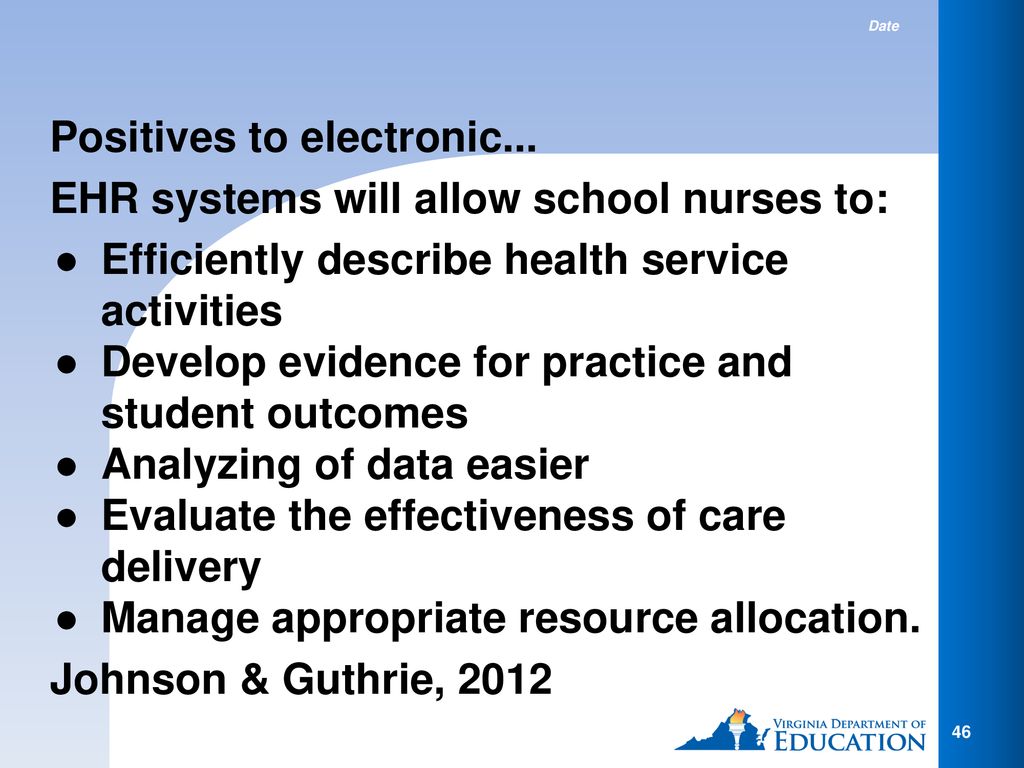 Electronic Charting For School Nurses