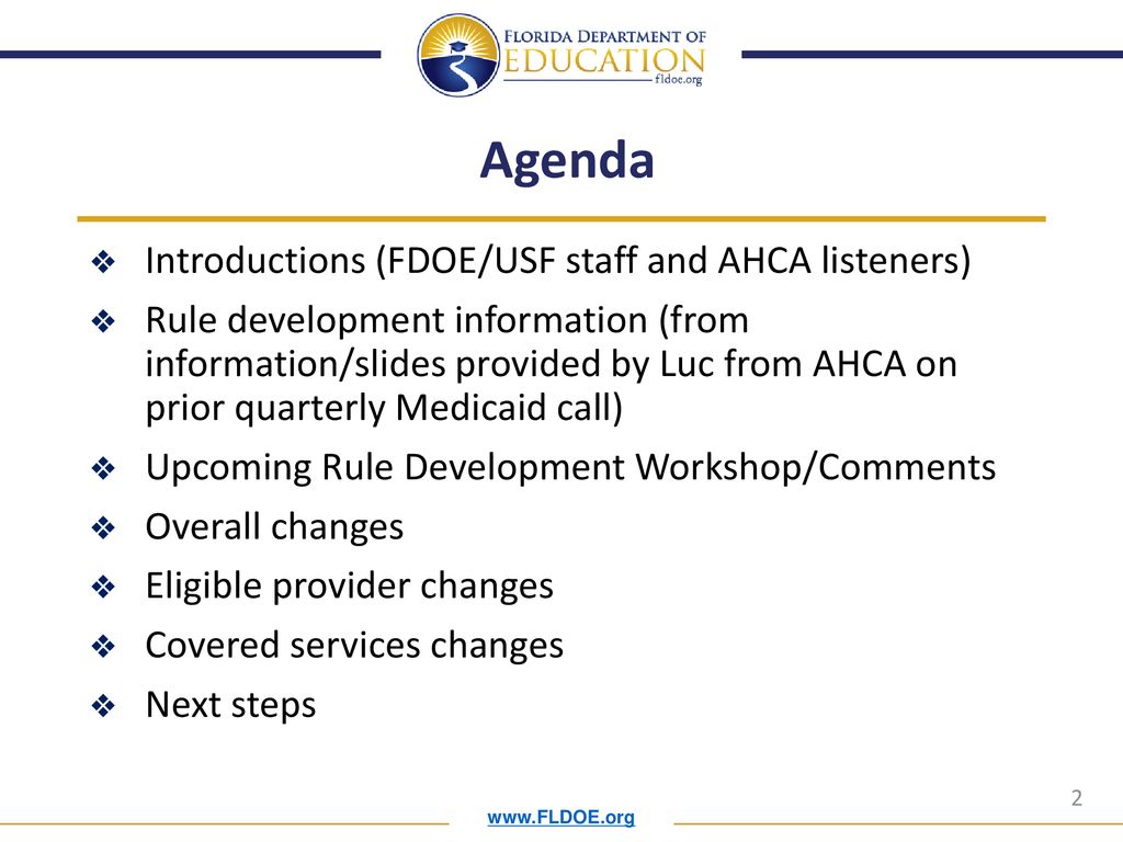 Florida Medicaid Draft Rule 59g School Based Services Policy Ppt Download