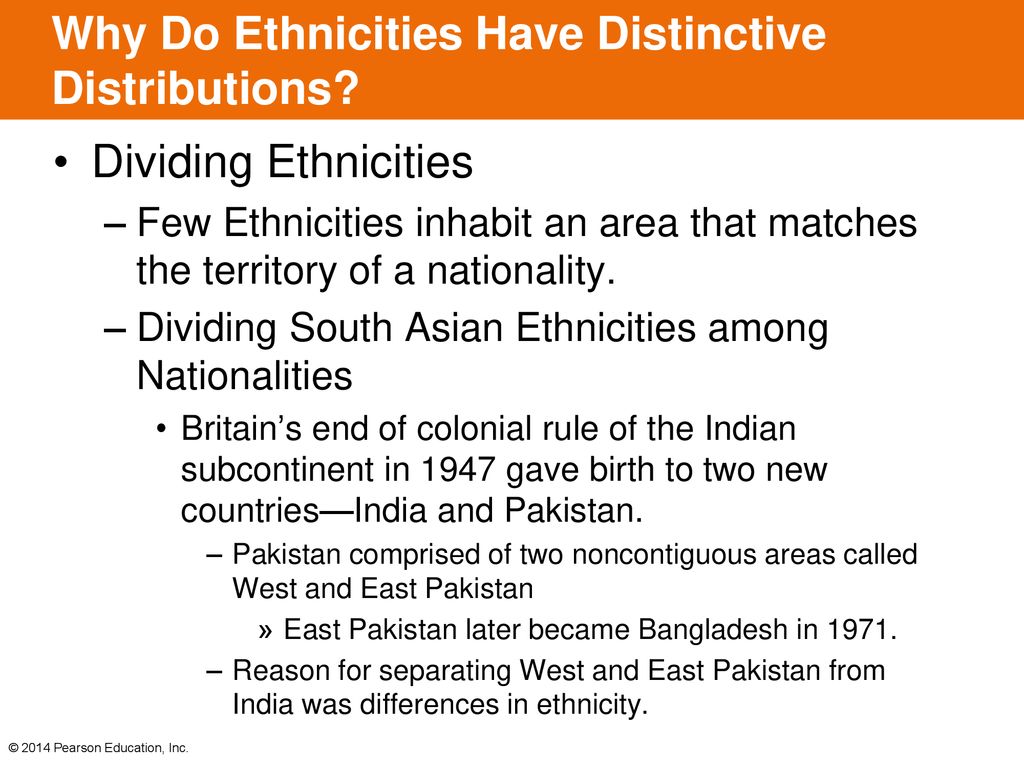 Key Issues Where are ethnicities distributed? Why do ethnicities have ...