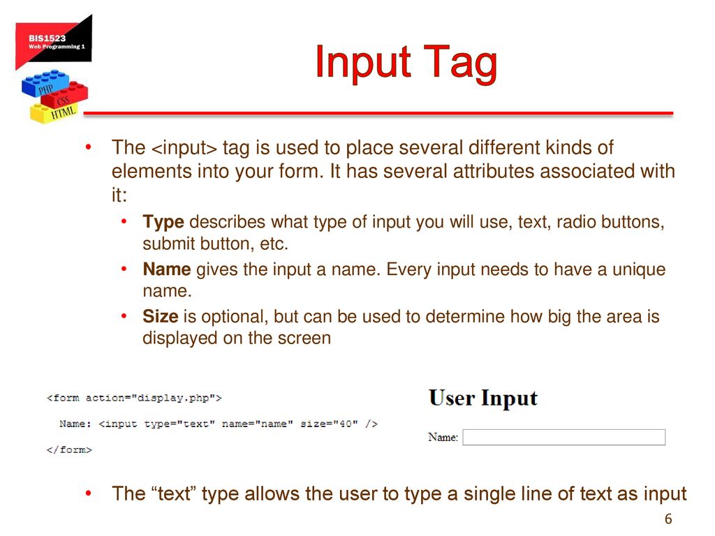 HTML Forms and User Input   ppt download