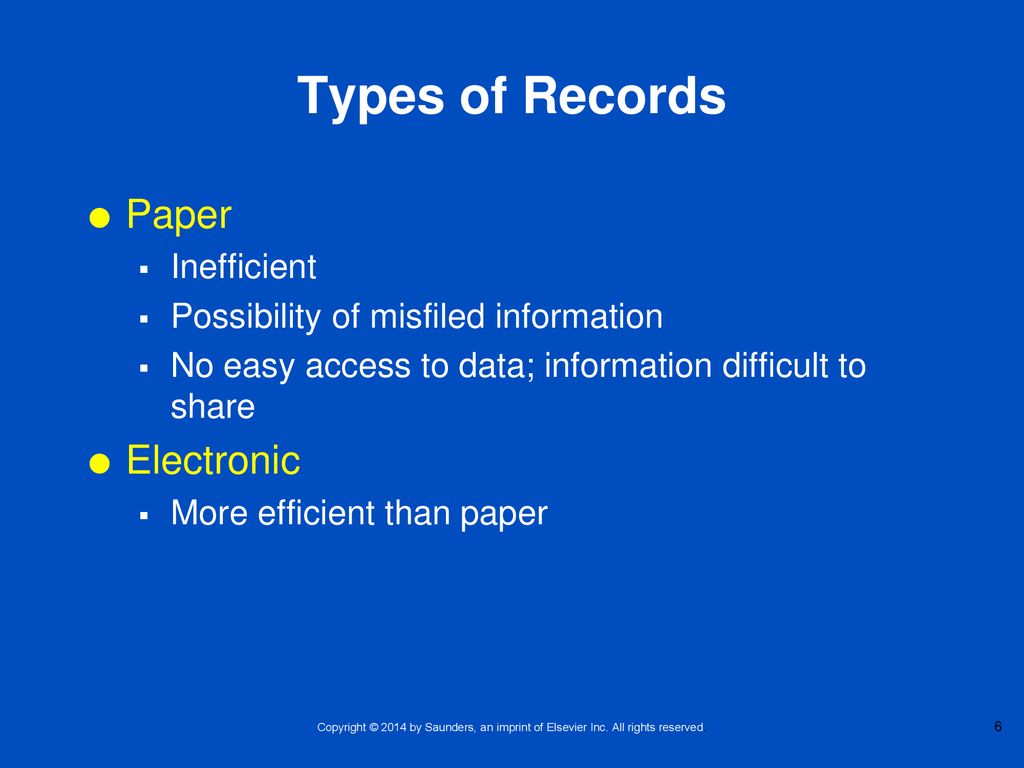 The Paper Medical Record - ppt download