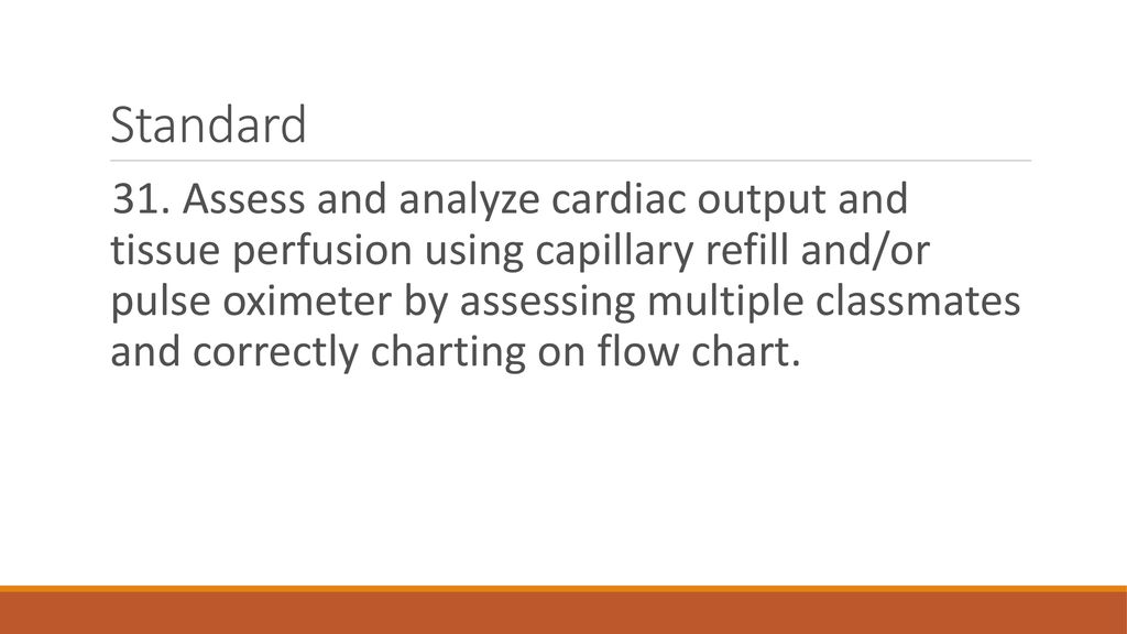Cardiac Output Flow Chart