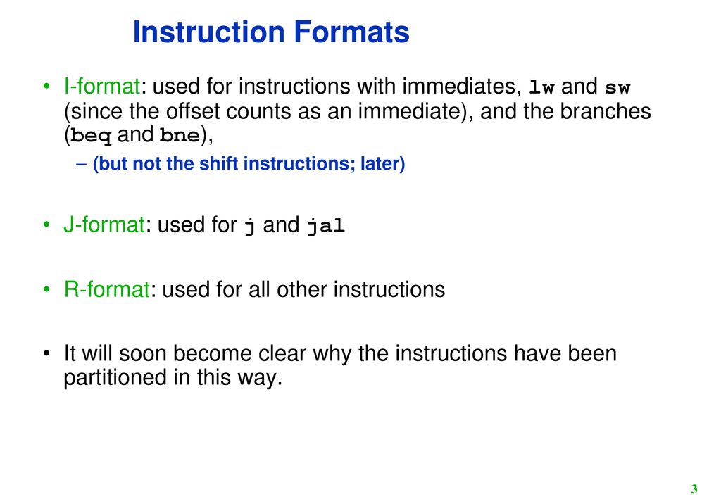 beq iformat