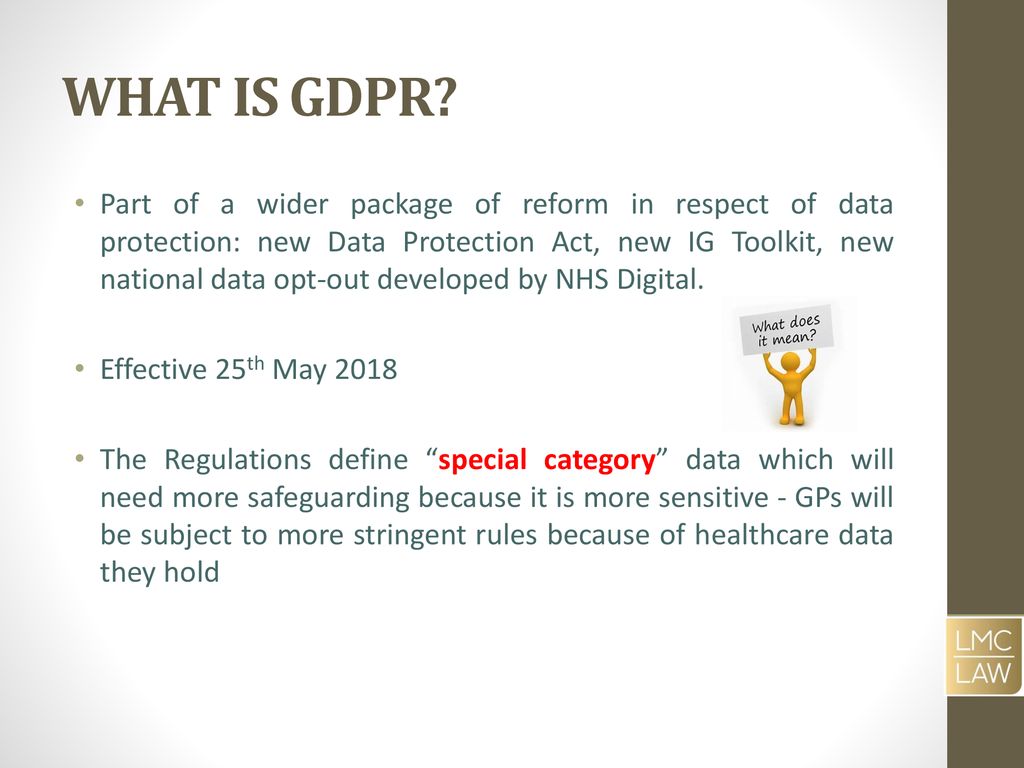 General Data Protection Regulation 2016 (GDPR) Training - ppt download