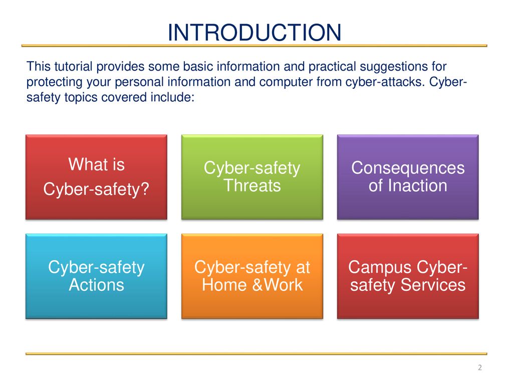 CYBER-SAFETY BASICS A computer security tutorial for - ppt download