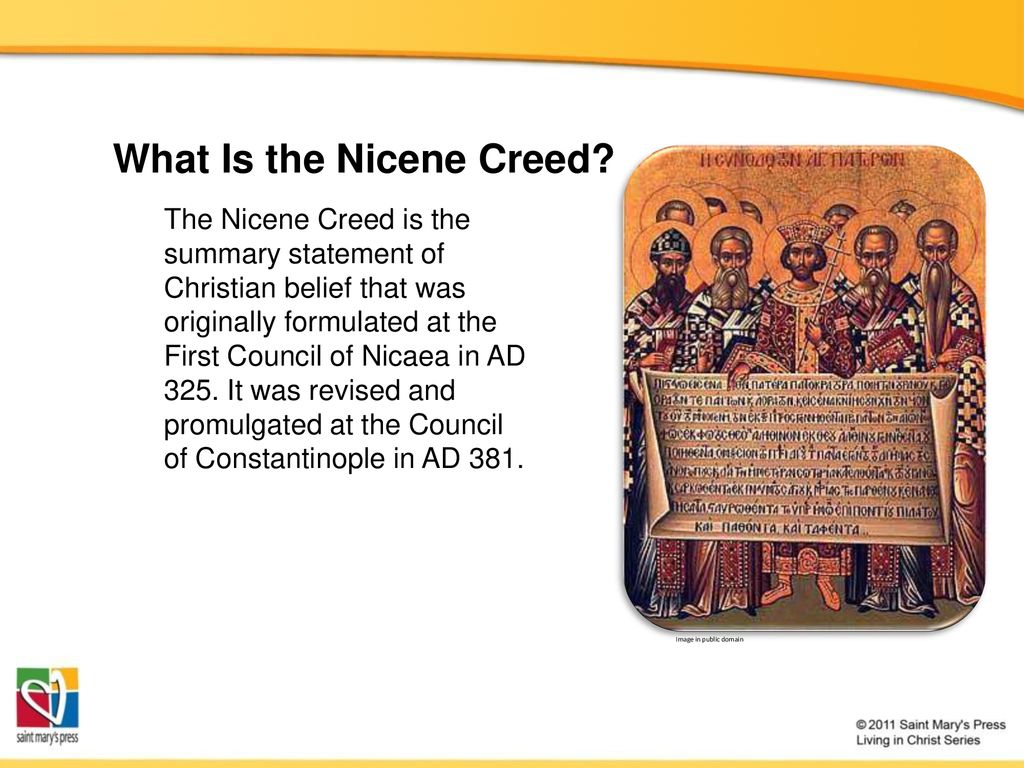 The Trinity: Unpacking The Nicene Creed - Ppt Download