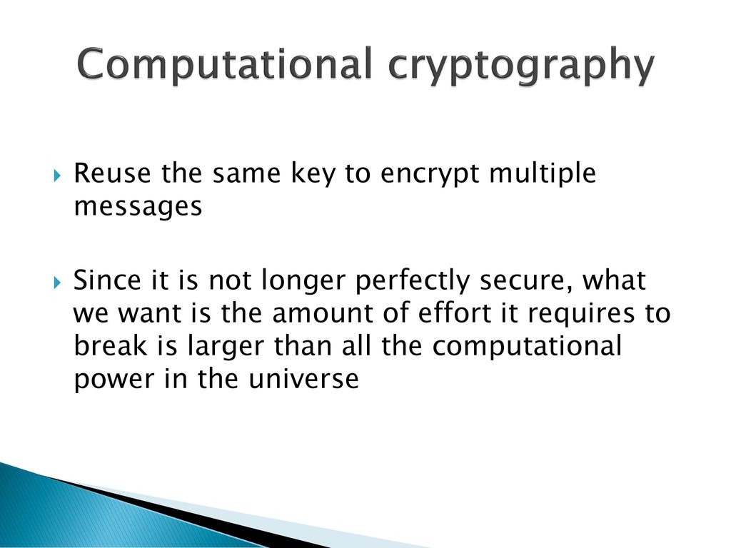 Introduction to modern cryptology - ppt download