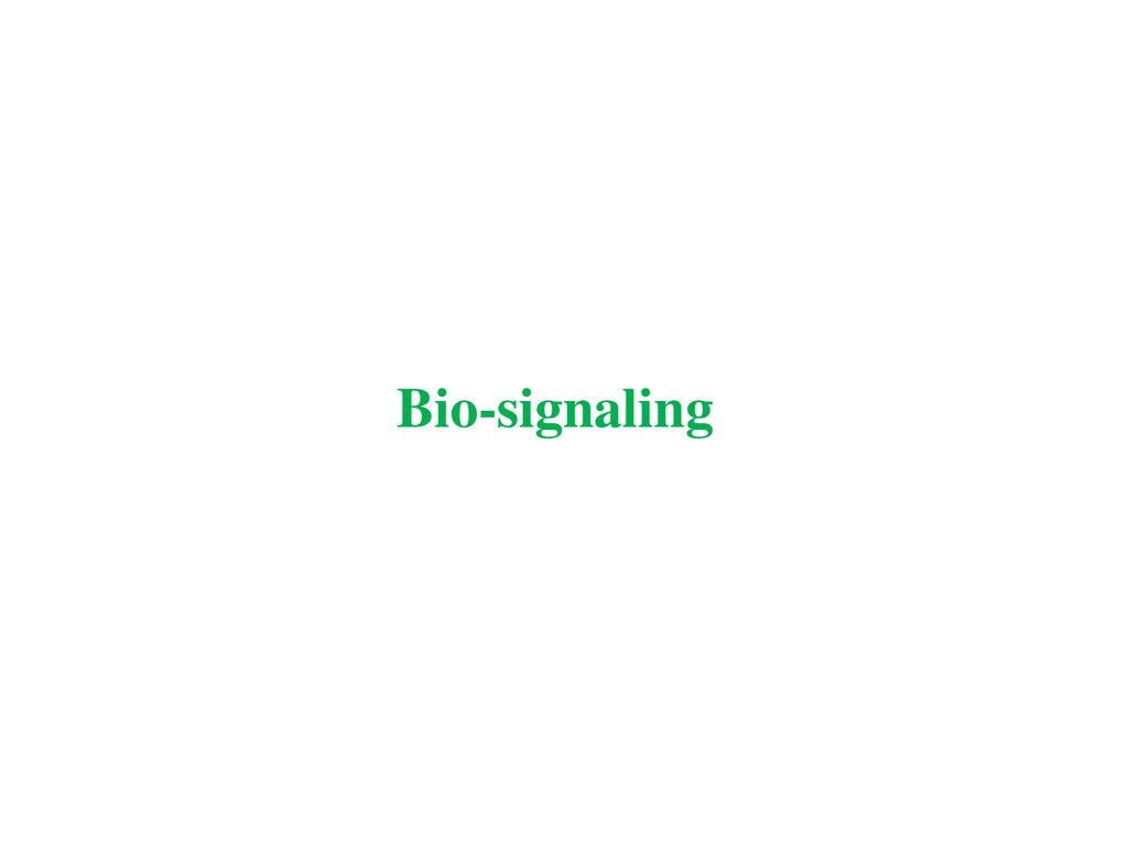 Bio-signaling