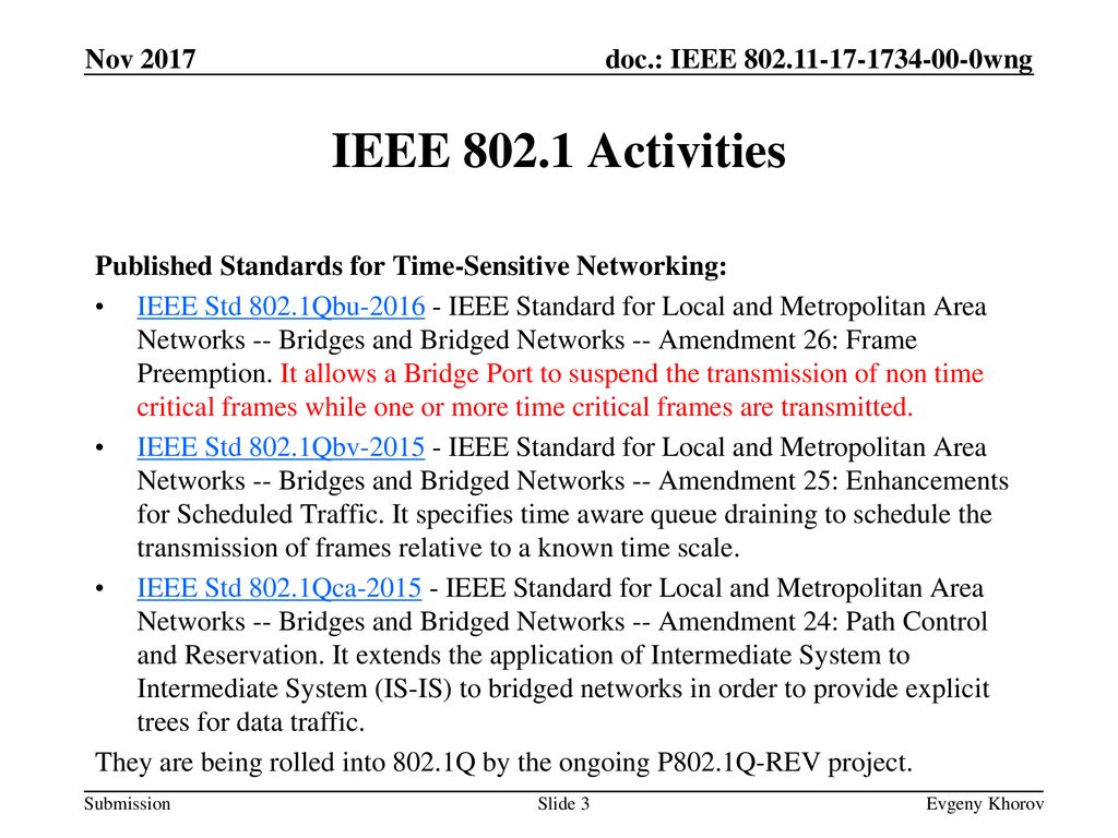 Wi fi time sensitive networking ppt download