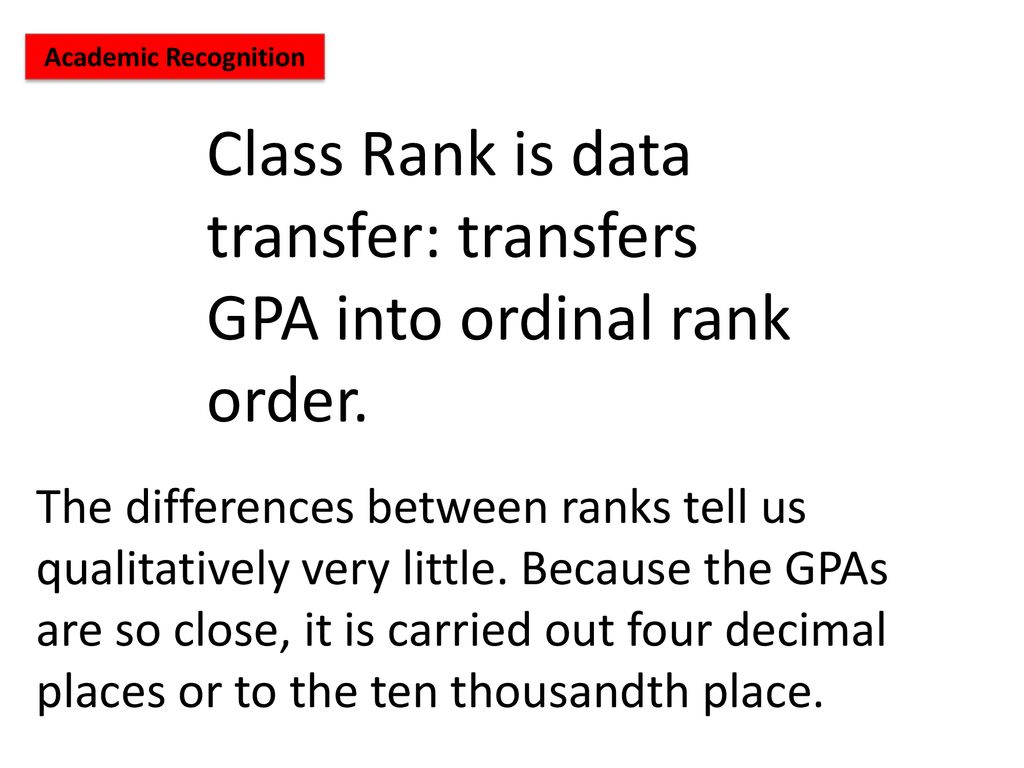 Academic recognition changing practice ppt download