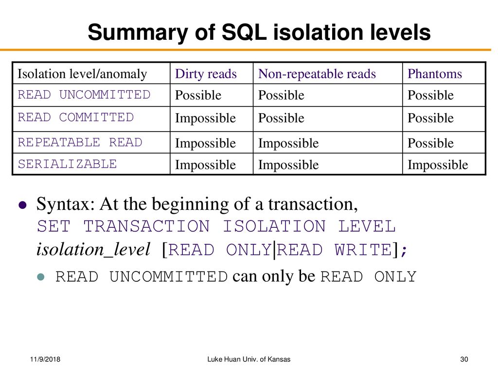 Eecs 647 introduction to database systems ppt download