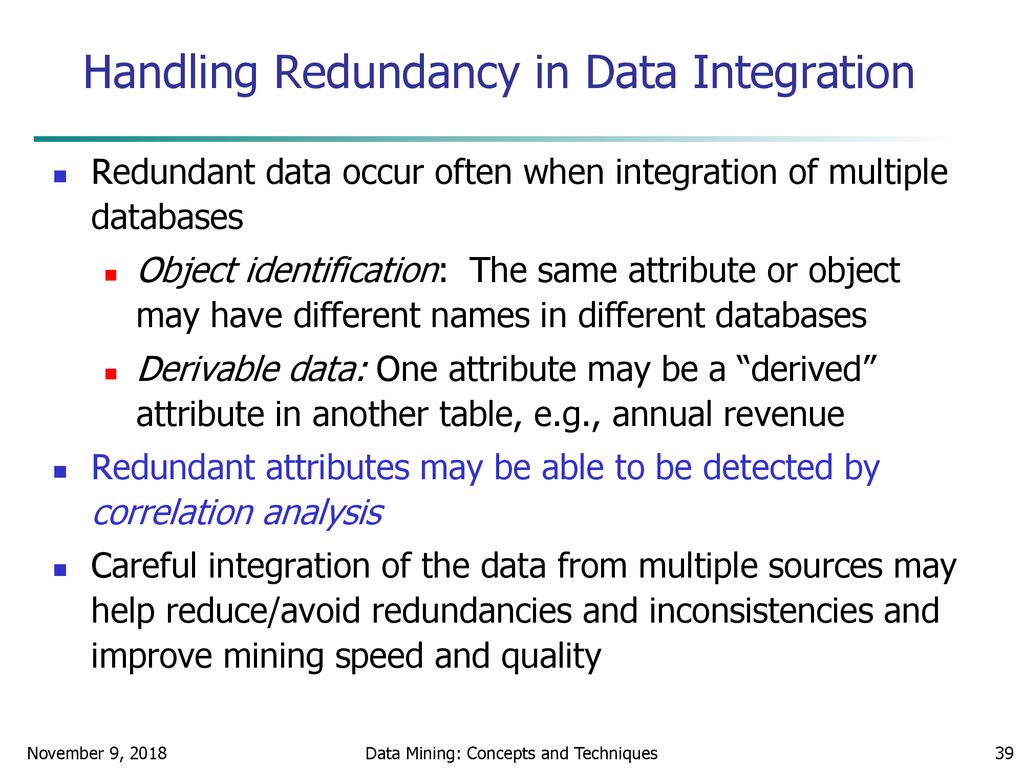 Handling Redundancy in Data Integration