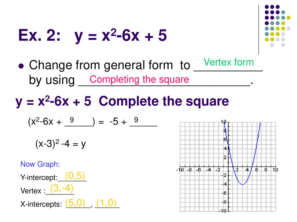 Warm Up Find The X And Y Intercepts 1 F X X 4 Ppt Download