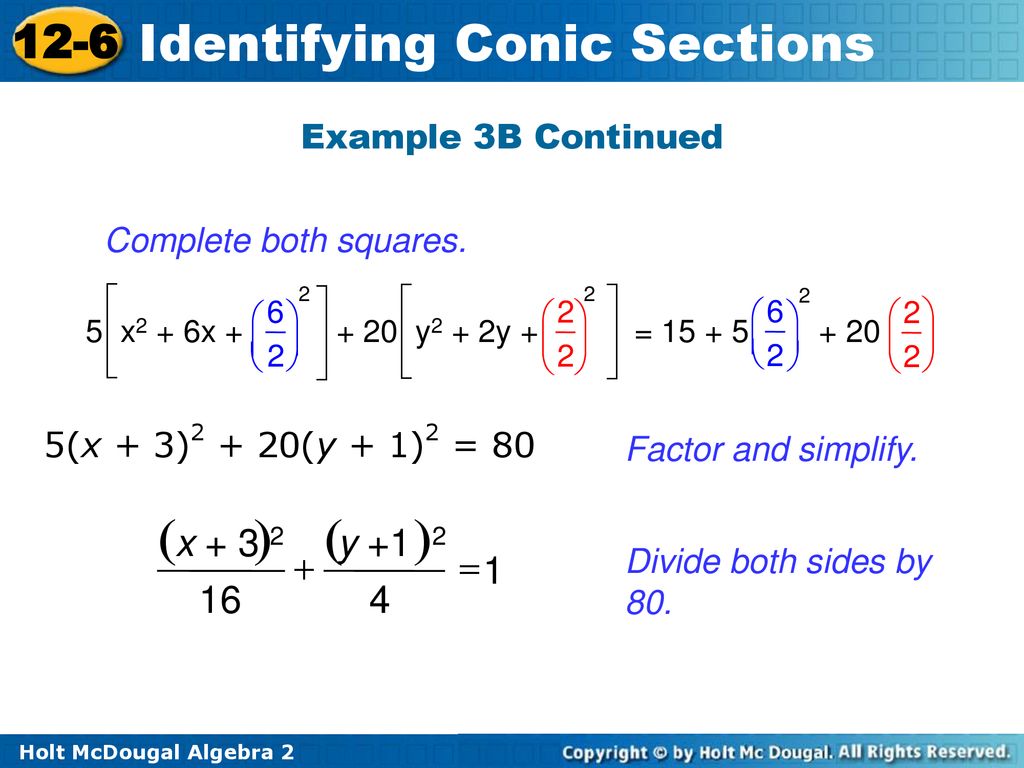 Identifying Conic Sections Ppt Download