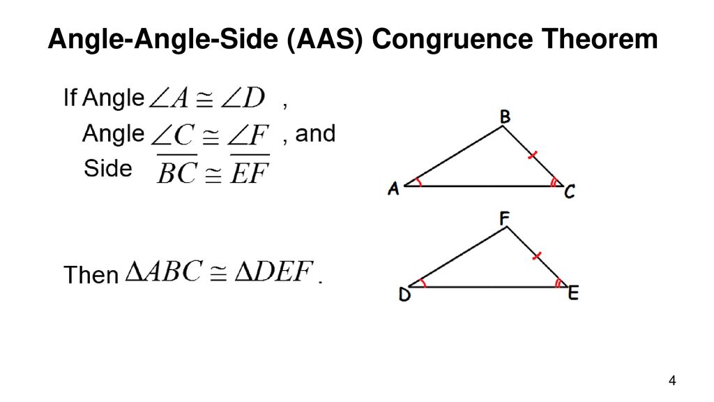 Section 21.2: AAS Triangle Congruence - ppt download