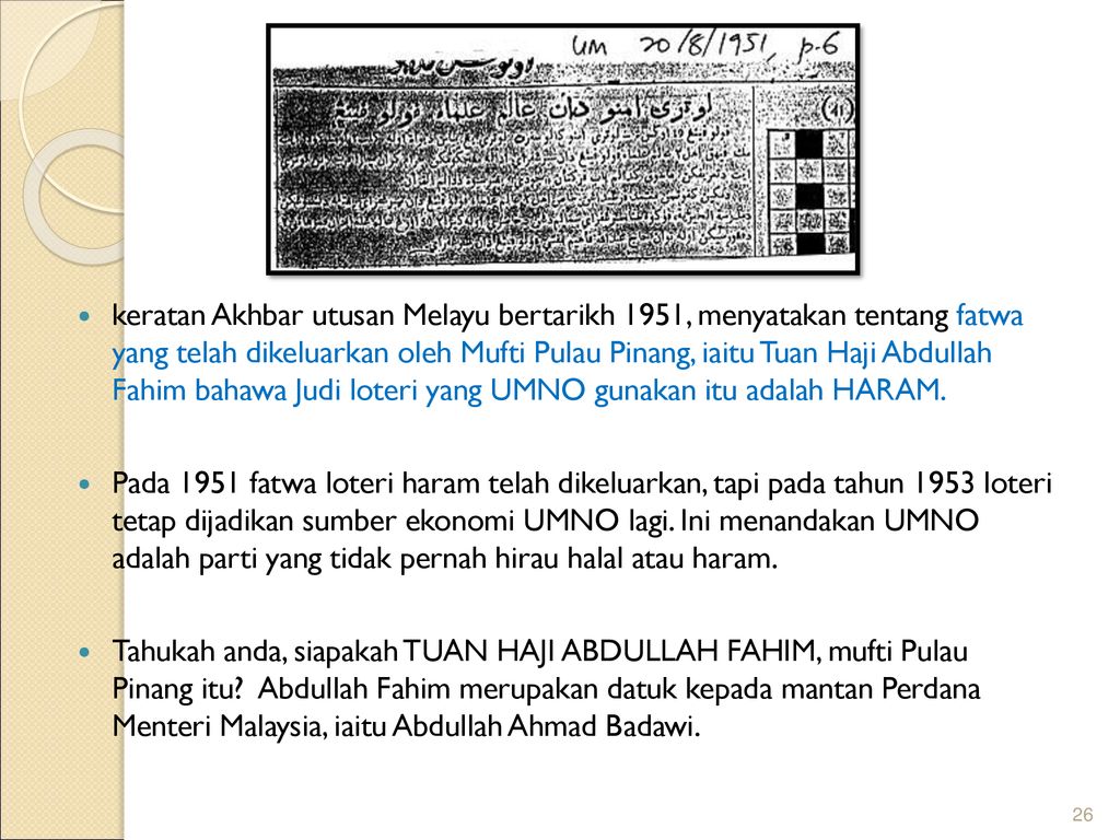 Malaysia Bergantung Hasil Judi Ppt Download