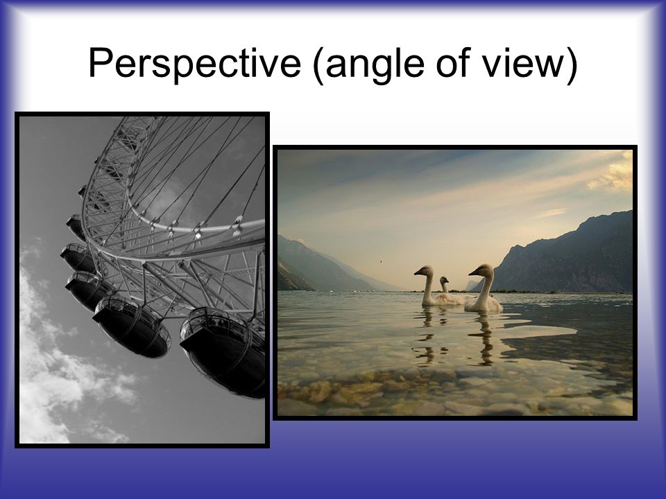 Perspective (angle of view)