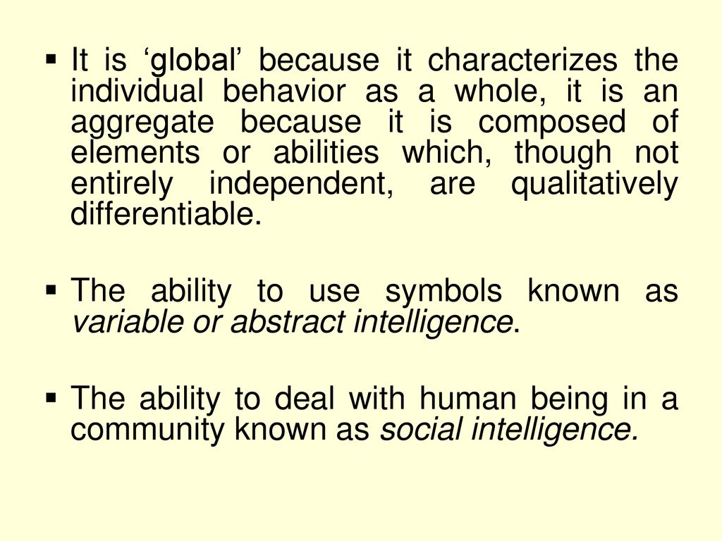 Intelligence Ppt Download