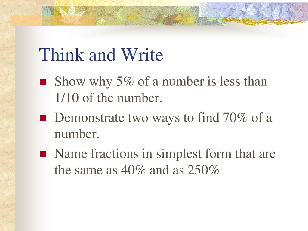 The Percent Proportion Ppt Download the-percent-proportion-ppt-download