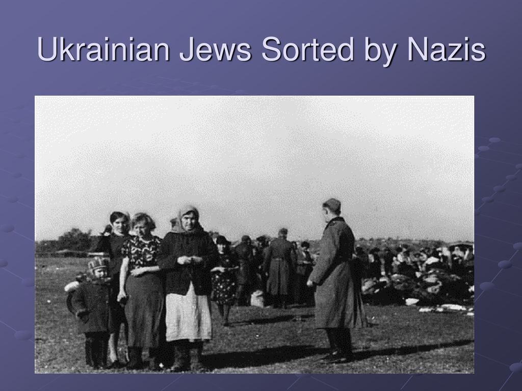 Ukrainian Jews Sorted by Nazis