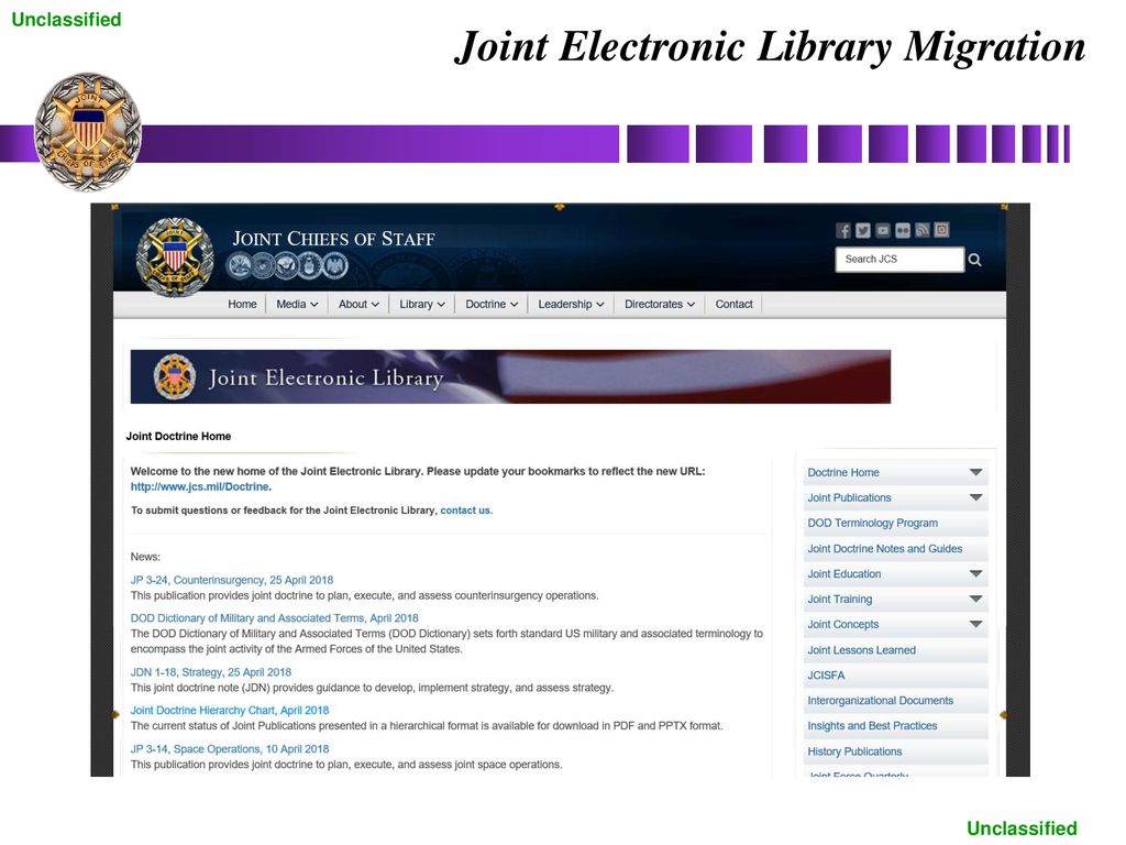 Joint Electronic Library Migration
