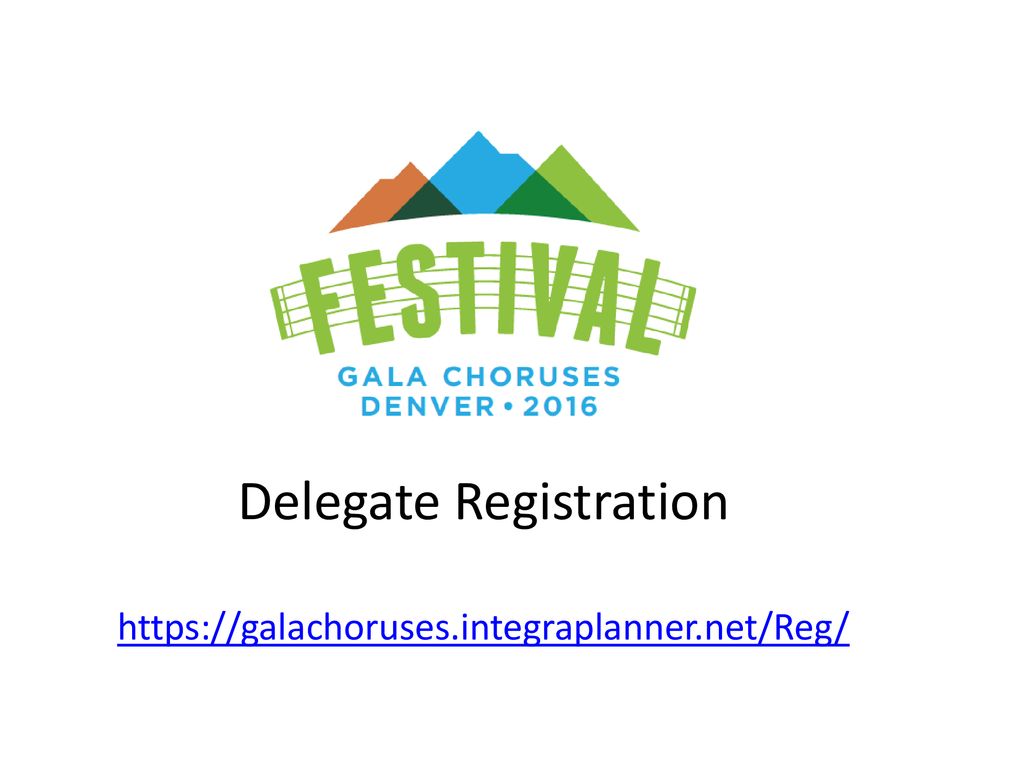 Delegate Registration