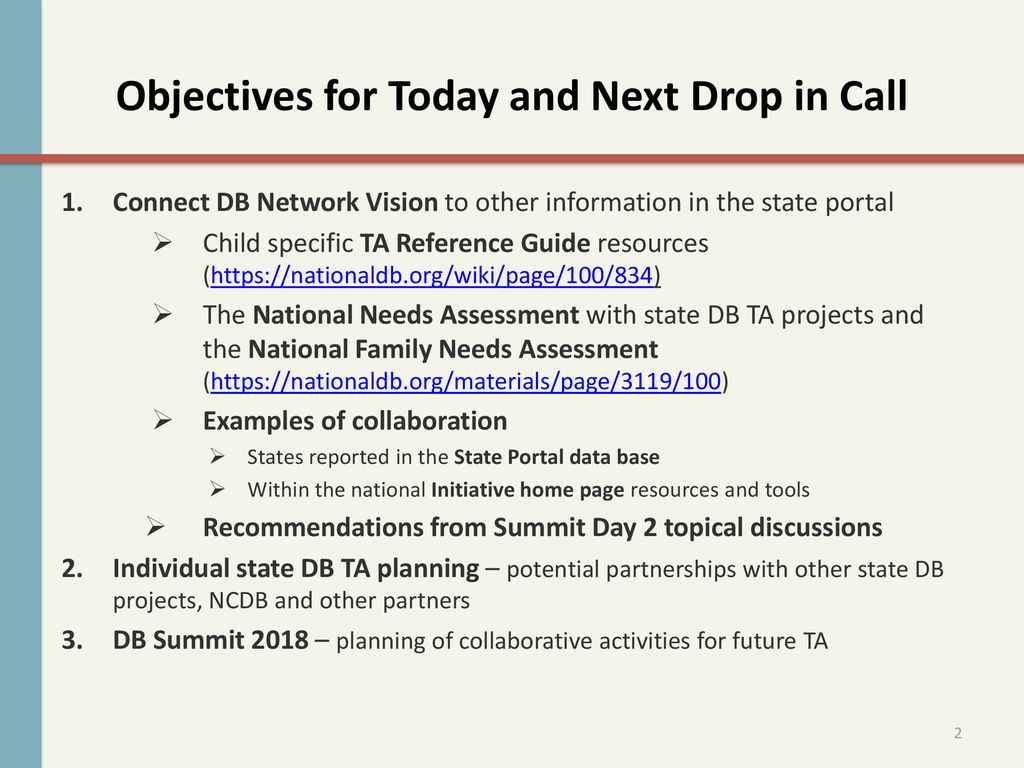National Needs Assessment and Summit 2017 Summary (Part 1) ppt download