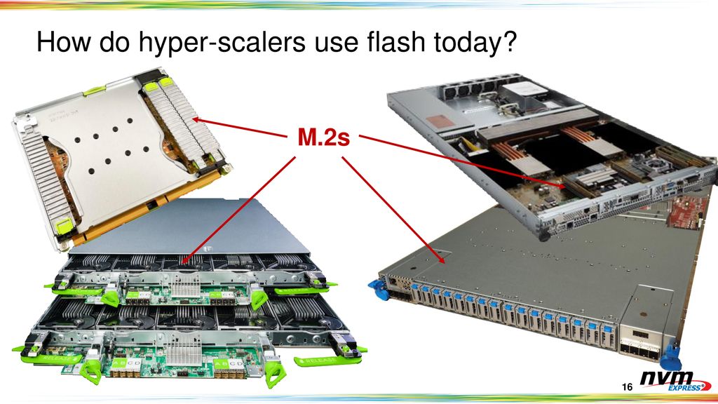 How do hyper-scalers use flash today