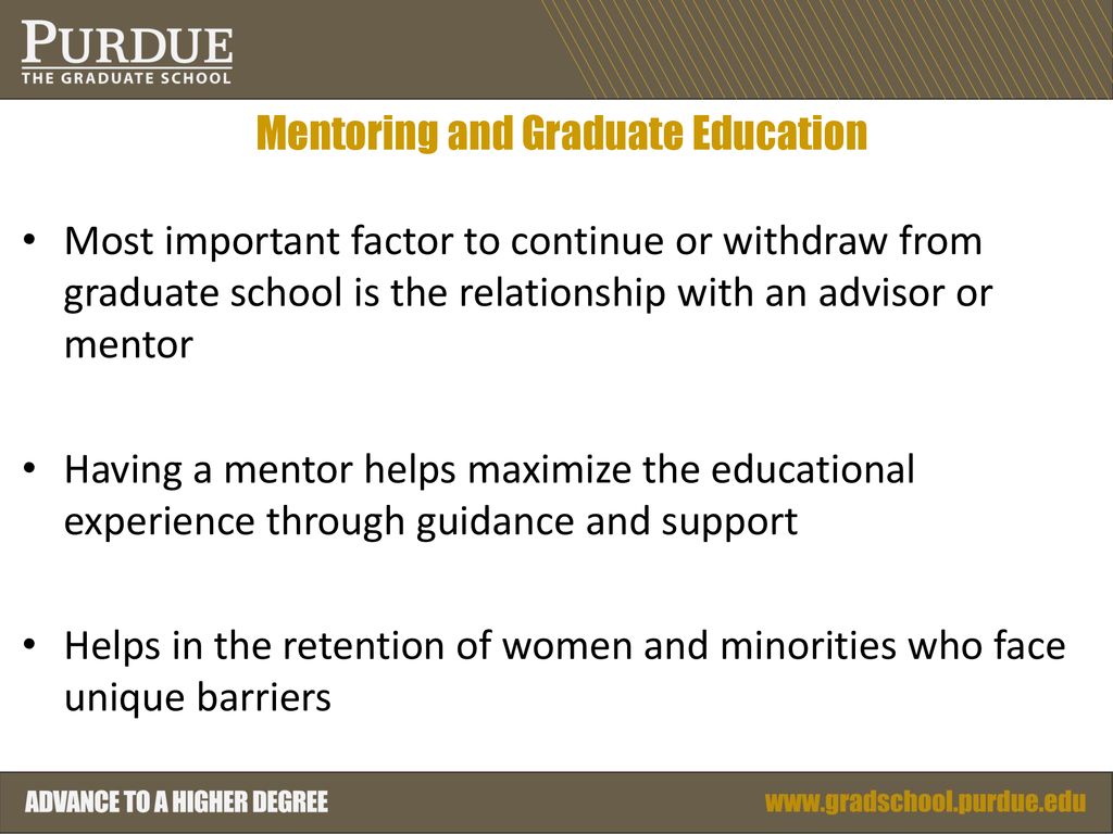 Mentoring and Graduate Education
