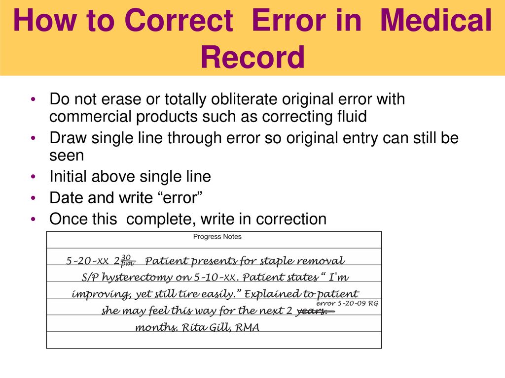 Chapter 13: Managing Medical Records - Ppt Download