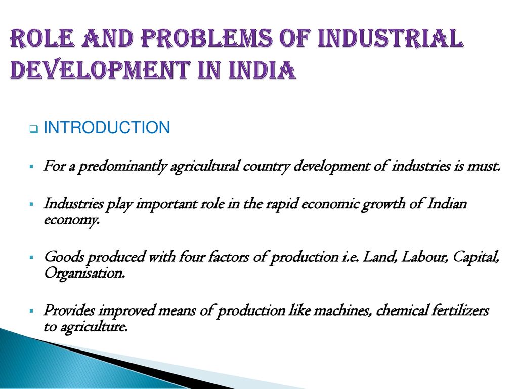 industrial development in india