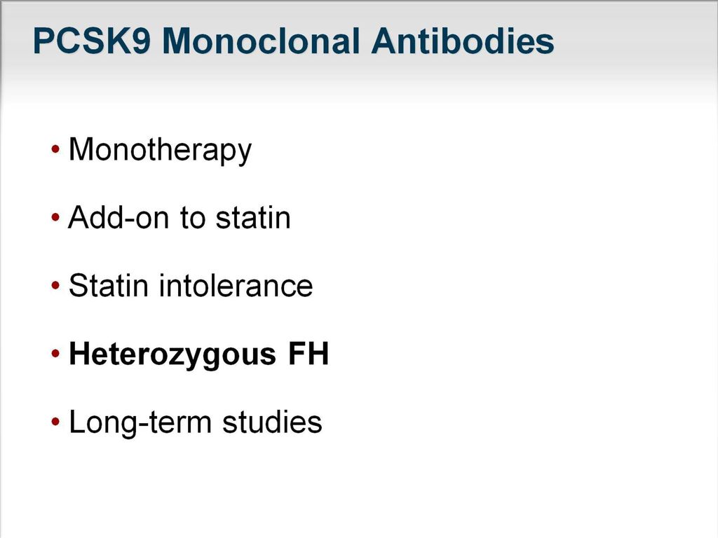 PCSK9 Monoclonal Antibodies