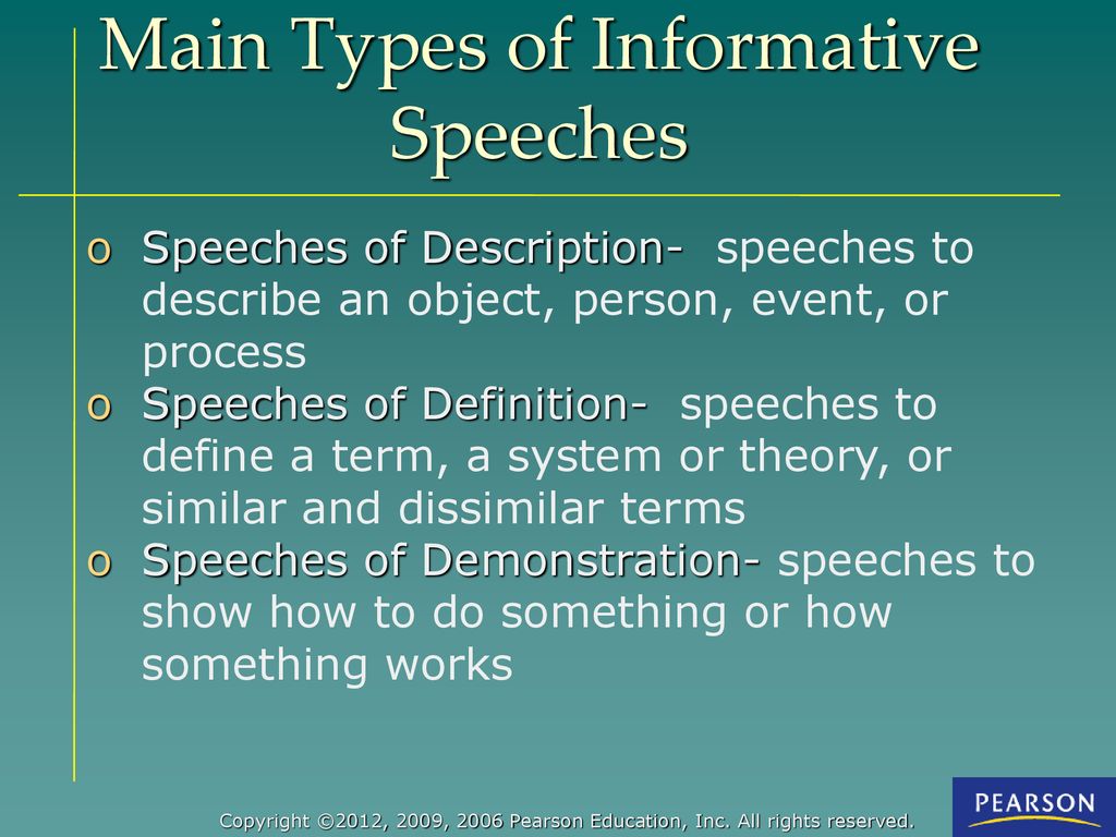 types of speeches in business communication