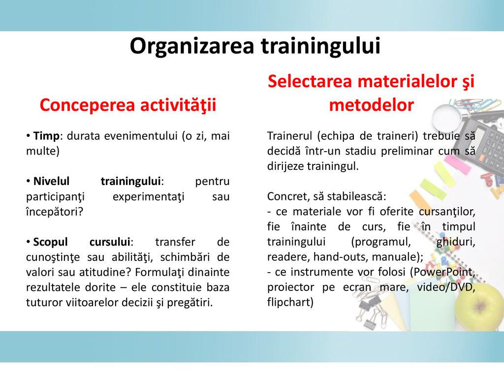 Modulul 3: Organizarea, managementul şi evaluarea cursurilor - ppt download