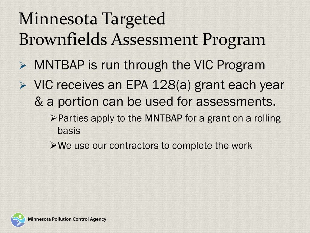 Minnesota Targeted Brownfields Assessment Program