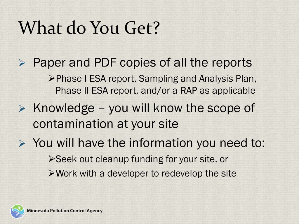 What do You Get Paper and PDF copies of all the reports