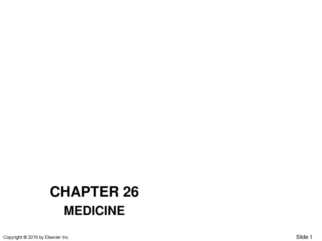 CHAPTER 26 MEDICINE ppt download