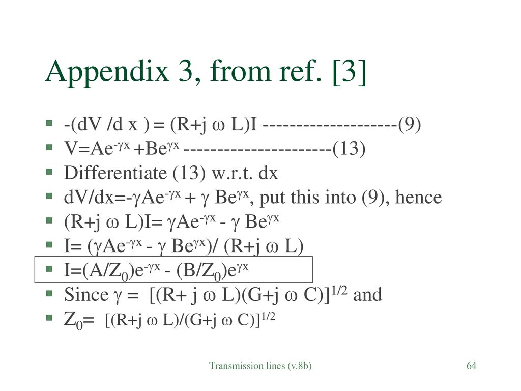 High Speed Logic Transmission Lines Ppt Download