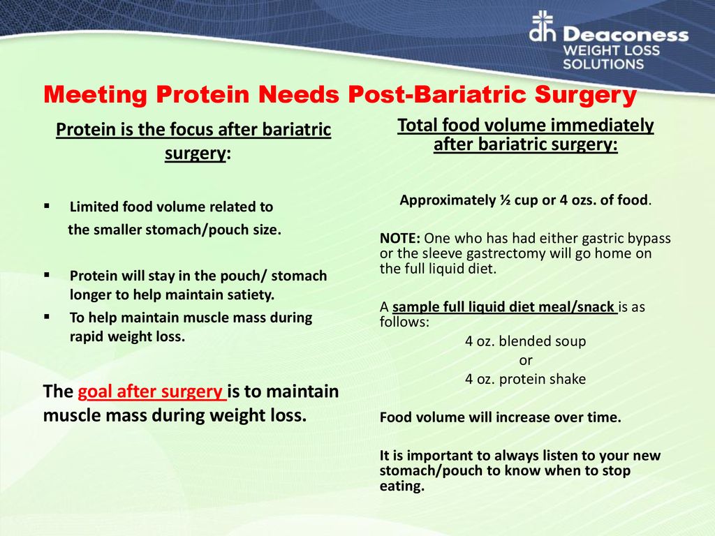 power of protein after surgery - ppt download