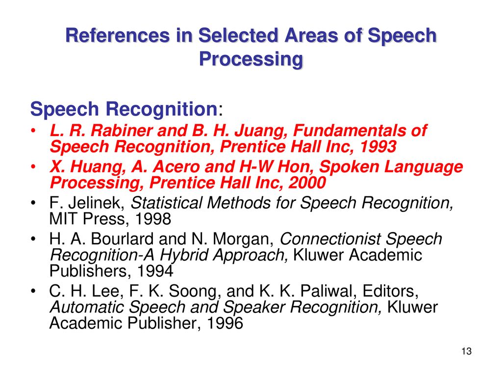 Digital speech processing ppt download