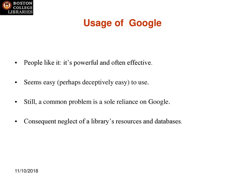 The library and the internet complementary research tools ppt download