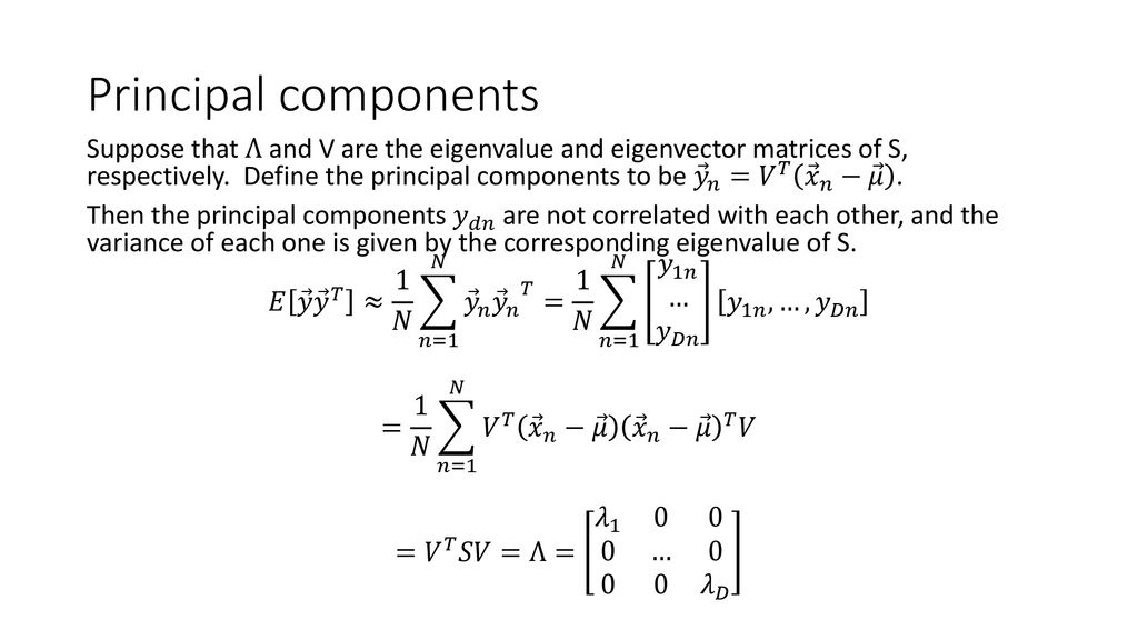 Ece 417 Lecture 5 Eigenvectors Ppt Download