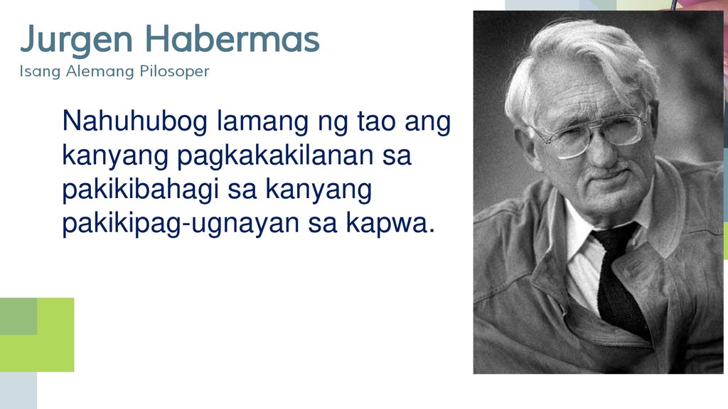 Jurgen Habermas Isang Alemang Pilosoper