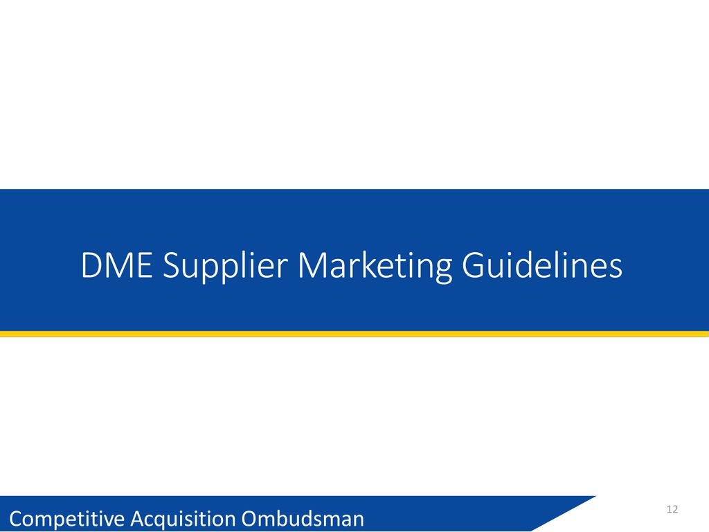 Updates on the DMEPOS Competitive Bidding Program ppt download