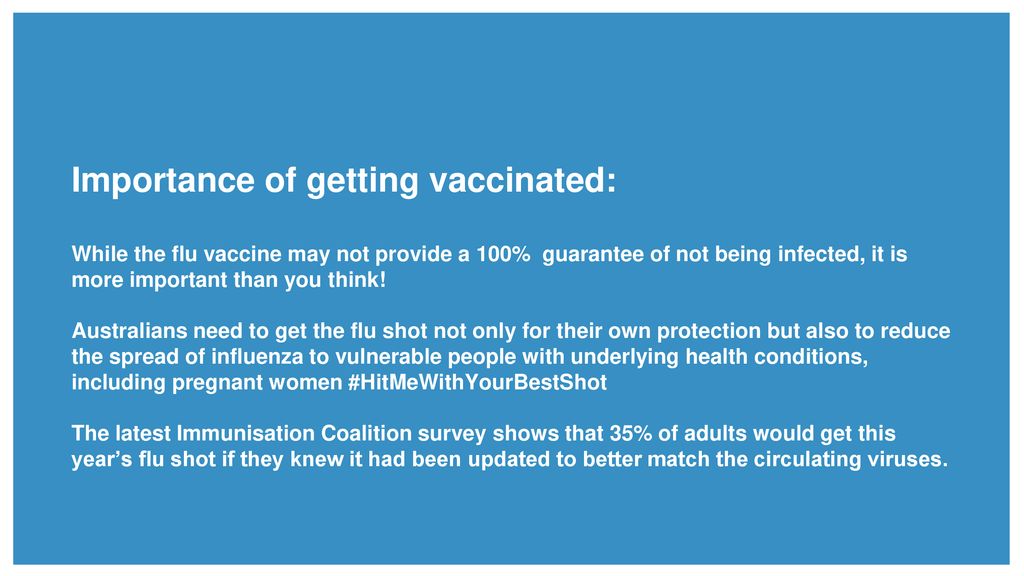 Importance of getting vaccinated: While the flu vaccine may not provide a 100% guarantee of not being infected, it is more important than you think.